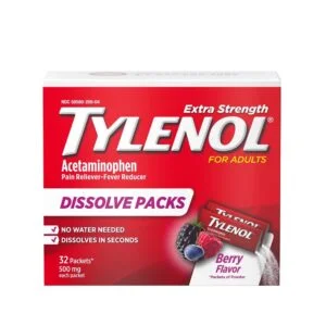 Tylenol Extra Strength Acetaminophen 500 MG Caplets, 32 Count